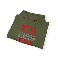 Load image into Gallery viewer, Real Recognize Heavy Blend Unisex Hoodie
