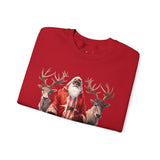 Black Santa 56 Unisex Heavy Blend™ Crewneck Sweatshirt