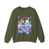Stitched Eyes Teddy Bear Sweatshirt