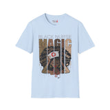 Black Nurse Magic Unisex Softstyle T-Shirt