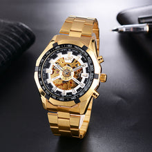 Load image into Gallery viewer, Mens Watch Mens Mechanical Watch Steel Band Fashion Watch High-end Hollow Mechanical Watch
