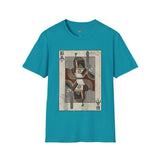 Bounty Hunter Playing Card Retro Space T Shirt, Vintage Sci Fi Graphic Tee, Galaxy Shirt