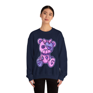 Button Eye Teddy Bear Sweatshirt