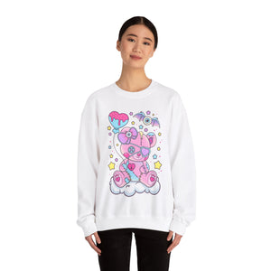 Doughnut Heart Teddy Bear Sweatshirt