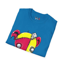 Load image into Gallery viewer, Red &amp; Yellow Teddy Bear Unisex Softstyle T-Shirt
