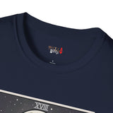 The Moon XVIII Tarot Card T Shirt, Mystic Graphic Tee, Spiritual Shirt