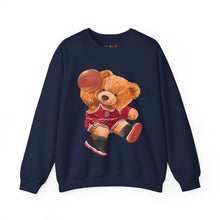 Load image into Gallery viewer, Basketball Teddy Bear Sweatshirt
