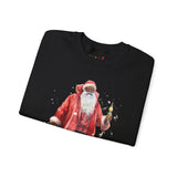 Black Santa 48 Unisex Heavy Blend™ Crewneck Sweatshirt