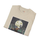 The Moon XVIII Tarot Card T Shirt, Mystic Graphic Tee, Spiritual Shirt