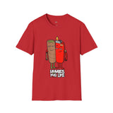Blunt & Lighter Homies for Life Funny Weed T Shirt, Cannabis Graphic Tee, 420 Stoner Shirt