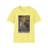 The Tower XVI Tarot Card T Shirt, Mystic Graphic Tee, Spiritual Shirt