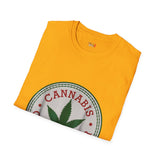 Cannabis Connoisseur Funny Weed T Shirt, Cannabis Graphic Tee, 420 Stoner Shirt