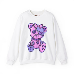 Button Eye Teddy Bear Sweatshirt