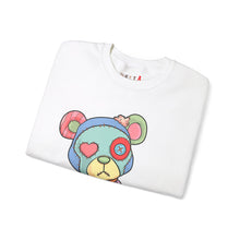 Load image into Gallery viewer, Pink Heart Eye Teddy Bear Sweatshirt
