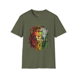 Smoking Rasta Lion Funny Weed T Shirt, Cannabis Graphic Tee, 420 Stoner Shirt