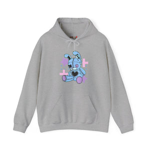 Missing Heart Teddy Bear Hoodie