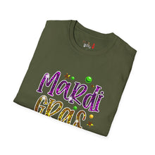 Load image into Gallery viewer, Mardi Gras Y&#39;all Unisex Softstyle T-Shirt
