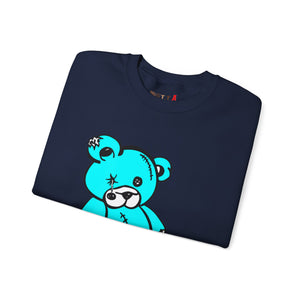 Missing Button Eye Teddy Bear Sweatshirt