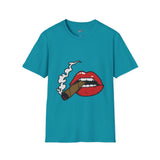 Smoking The Blunt Funny Weed T Shirt, Cannabis Graphic Tee, 420 Stoner Shirt