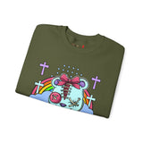 Stitched Eyes Teddy Bear Sweatshirt