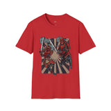 Dueling Samurai Warriors Japanese Samurai T Shirt, Asian Graphic Tee, Bushido Warrior Shirt
