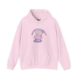 Green Heart Eye Teddy Bear Hoodie
