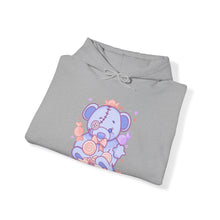 Load image into Gallery viewer, Pastel Baby Blue Teddy Bear Hoodie
