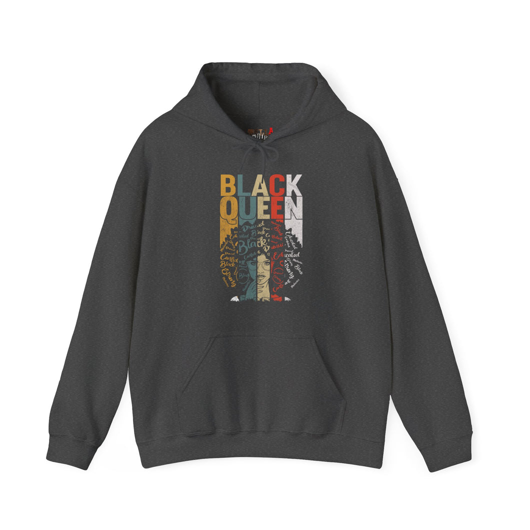 Black Queen Heavy Blend Unisex Hoodie