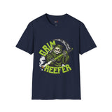 Grim Reefer Funny Weed T Shirt, Cannabis Graphic Tee, 420 Stoner Shirt
