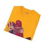 Bear Losing Stuffing Unisex Softstyle T-Shirt