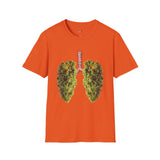 Weed Lungs Funny Weed T Shirt, Cannabis Graphic Tee, 420 Stoner Shirt