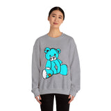 Missing Button Eye Teddy Bear Sweatshirt