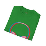 Neon Glitch Alien T Shirt for Men/Women, Funny UFO Shirt, Sci Fi Graphic Tee