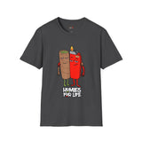 Blunt & Lighter Homies for Life Funny Weed T Shirt, Cannabis Graphic Tee, 420 Stoner Shirt