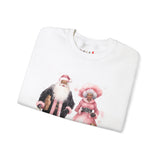 Black Santa 9 Unisex Heavy Blend™ Crewneck Sweatshirt