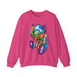 Sad Patched Teddy Bear Sweatshirt
