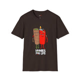 Blunt & Lighter Homies for Life Funny Weed T Shirt, Cannabis Graphic Tee, 420 Stoner Shirt