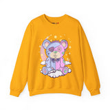 Pink Blue Pastel Teddy Bear Sweatshirt