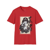Warrior Fem Japanese Samurai T Shirt, Asian Graphic Tee, Bushido Warrior Shirt
