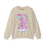 Doughnut Heart Teddy Bear Sweatshirt