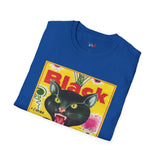 Black Cat Firecrackers Funny T Shirt Relatable Meme Tee Sarcastic Humor Graphic Shirt