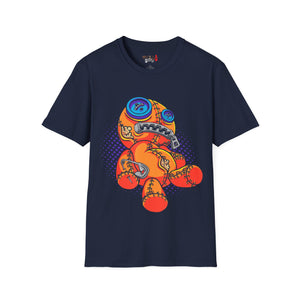 Zipper Mouth Teddy Bear Unisex Softstyle T-Shirt