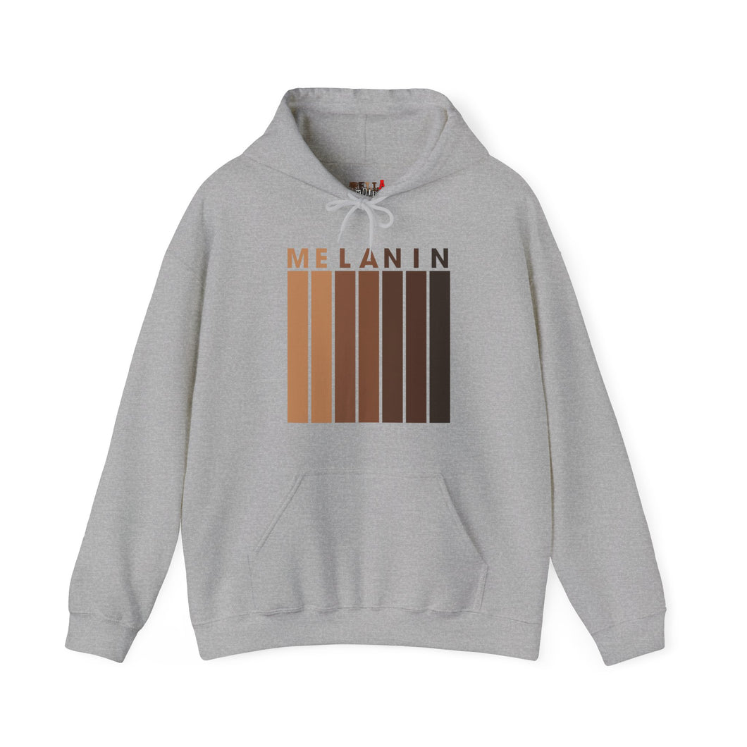 Melanin Vertical Stripes Heavy Blend Hoodie