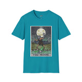 The Moon XVIII Tarot Card T Shirt, Mystic Graphic Tee, Spiritual Shirt