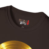 Melting Gold Record Unisex Softstyle T-Shirt