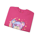 Pink Blue Pastel Teddy Bear Sweatshirt