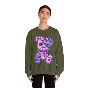 Button Eye Teddy Bear Sweatshirt