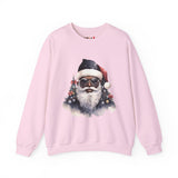 Black Santa 4 Unisex Heavy Blend™ Crewneck Sweatshirt