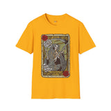 XIII Death Grim Reaper Tarot Card T Shirt, Mystic Graphic Tee, Spiritual Shirt