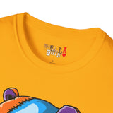 Tired Colorful Bear Unisex Softstyle T-Shirt